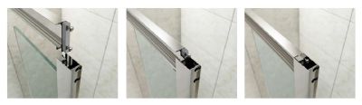 Merlyn MBOX Chrome 1500 Sliding Door (Optional Side/Inline Panel), MBS1500 Merlyn MBOX Chrome 1500 Sliding Door (Optional Side/Inline Panel), MBS1500